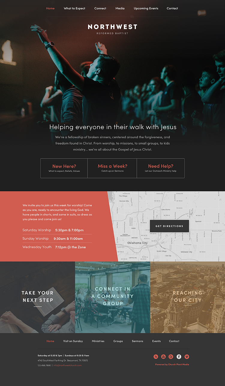 Church Plant Media Websites For Church Mission Introducing Antioch 