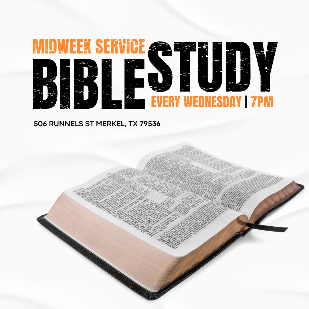 Black and Orange Aesthetic Bible Study Instagram Post