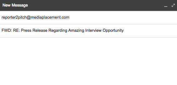 Bad Email Pitches to Reporters