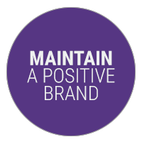 Maintain a Positive Brand