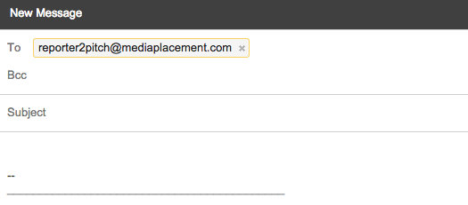 How to Pitch Reporters via Email