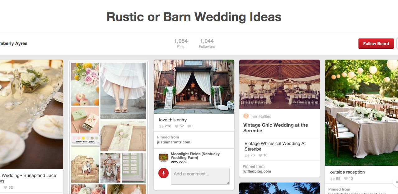 Pinterest Rustic Wedding