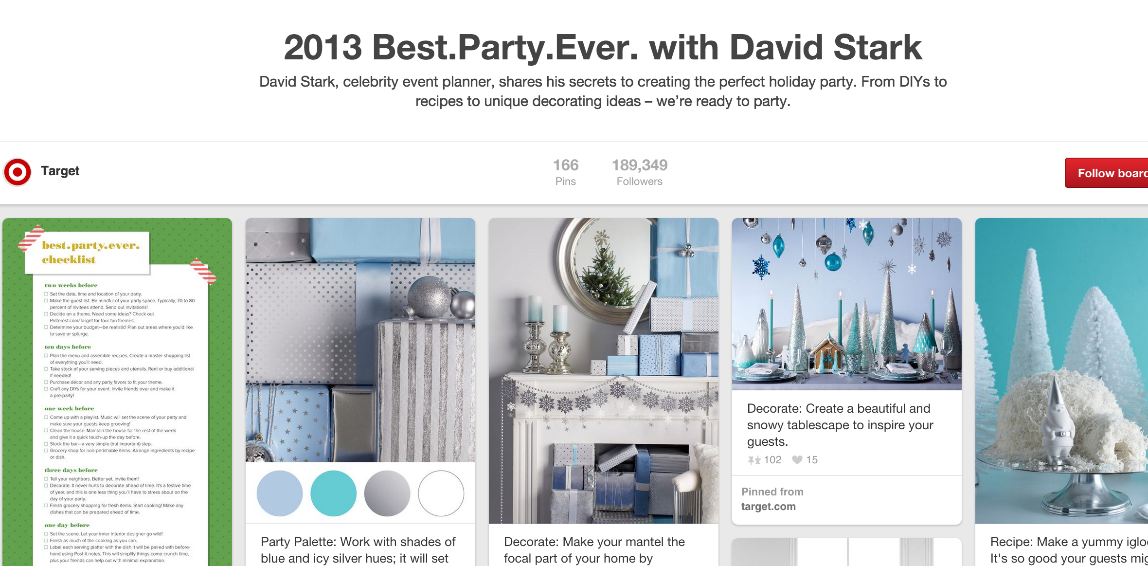 Pinterest for Communications - Target
