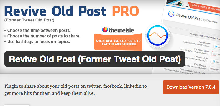 Revive Old Post - Content Marketing Tools to Drive Blog Traffic