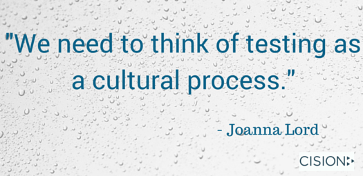 Joanna Lord - A:B Testing