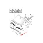 Citroen C5 Aircross Ön Cam Alt Izgara Süngeri SET 2li