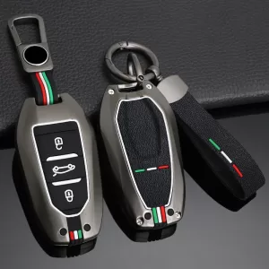 Citroen C5 Aircross Uyumlu Anahtarlık Çelik 3 Şerit