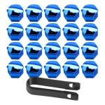 Citroen araba tekerlek somunu kapakları 17mm - Görsel 5