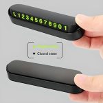 Torpido Üstü Açılır Kapanır Fosforlu Numaratör Oto Cam Kartı