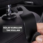 Araç Koltuk Arkası Yük Eşya Askısı Düzenleyici 2 Adet - Görsel 2