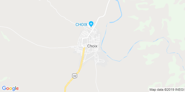 Vista del mapa de Choix
