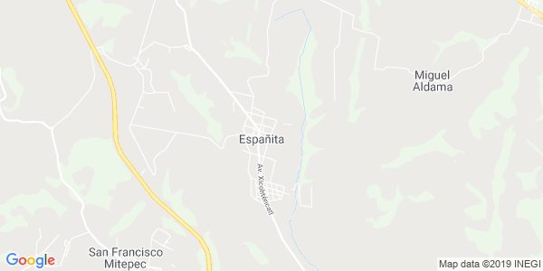 Vista del mapa de Espanita