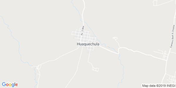 Vista del mapa de Huaquechula