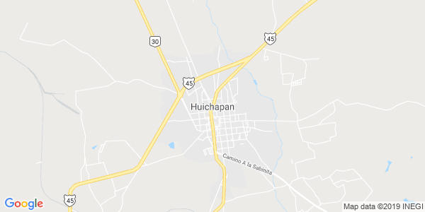 Vista del mapa de Huichapan
