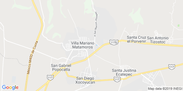 Vista del mapa de Ixtacuixtla De Mariano Matamoros