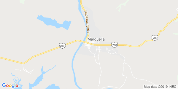 Vista del mapa de Marquelia