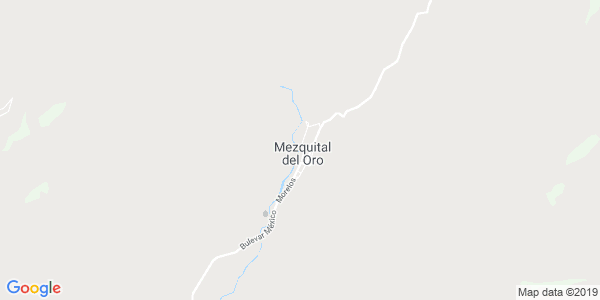 Vista del mapa de Mezquital Del Oro