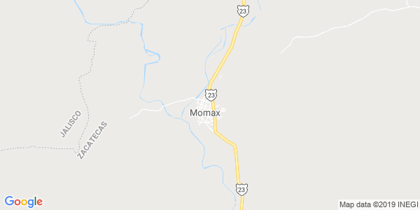Vista del mapa de Momax