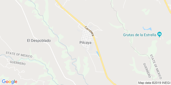 Vista del mapa de Pilcaya