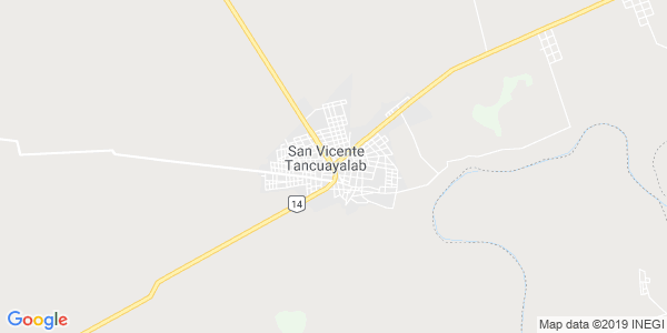 Vista del mapa de San Vicente Tancuayalab