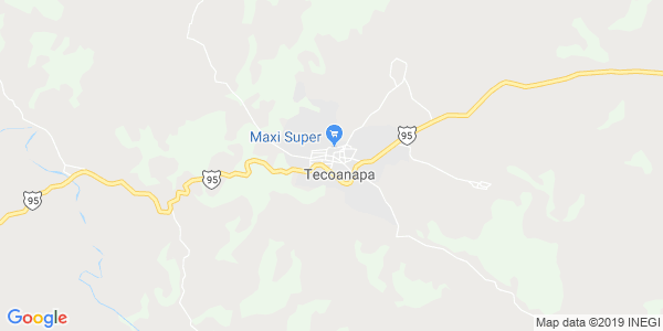 Vista del mapa de Tecoanapa