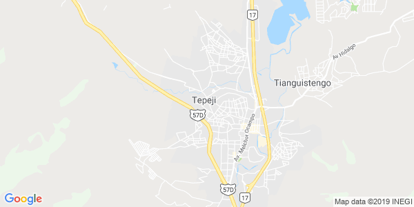 Vista del mapa de Tepeji Del Rio De Ocampo