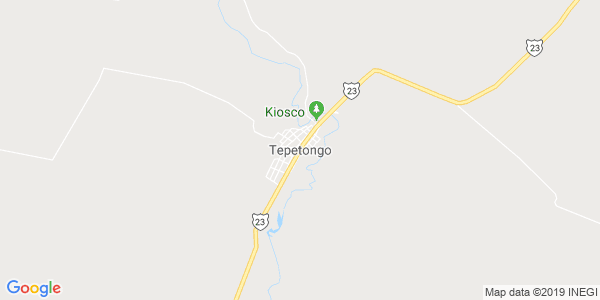 Vista del mapa de Tepetongo