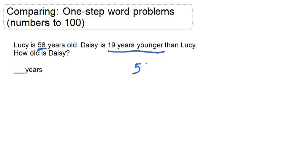Comparing with One-step Addition and Subtraction (Numbers to 1,000 ...