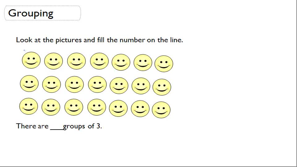 Understanding Grouping with Illustrations ( Video ) Arithmetic CK