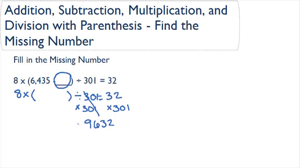 Adding, Subtracting, Multiplying, and Dividing with Parentheses