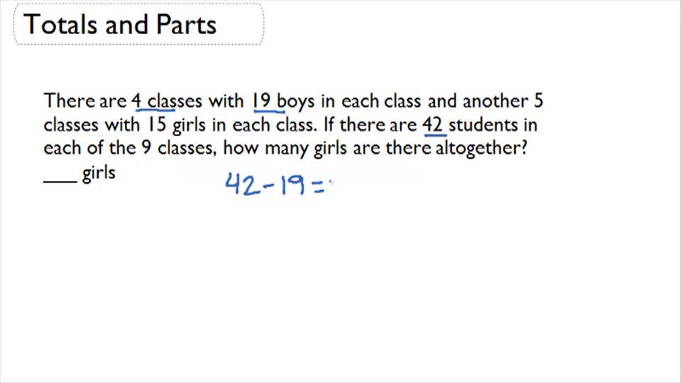 Multi-step Multi-operation word problems - Example 5 ( Video ...