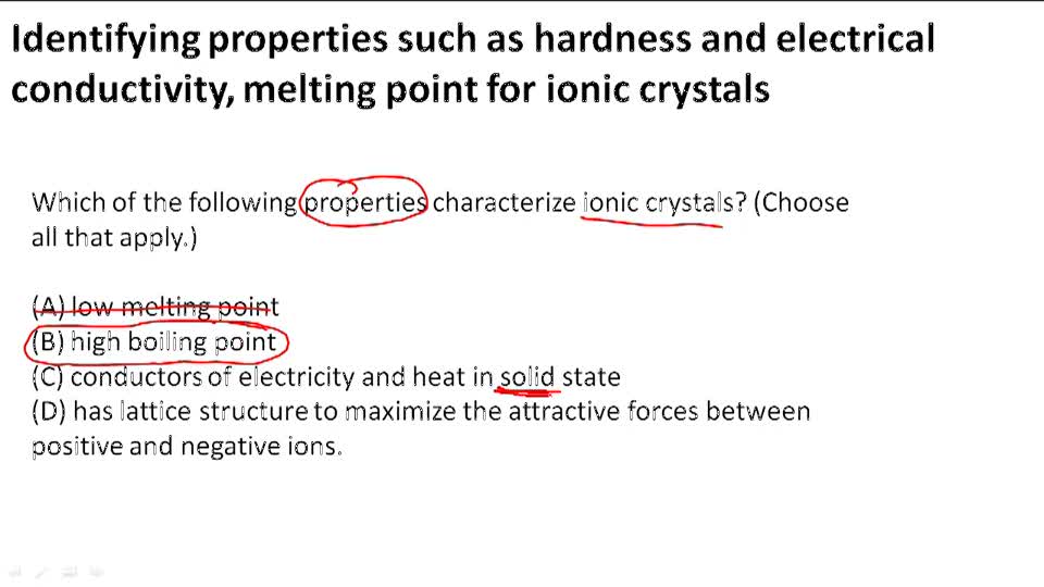 Ionic Crystals Example 2 ( Video ) Chemistry CK12 Foundation