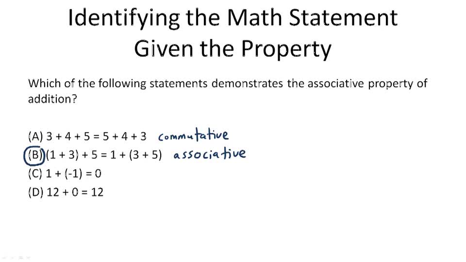 Properties of Addition Example 2 ( Video ) Algebra CK12 Foundation