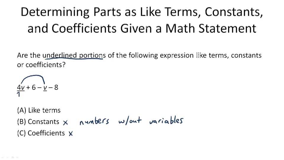 Words that Describe Mathematical Operations ( Video ) Algebra CK12
