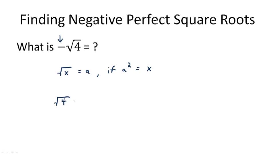 Finding Perfect Square Roots - Example 2 ( Video ) | Arithmetic | CK-12 ...