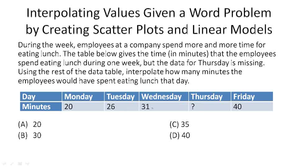 Predicting with Linear Models - Example 2 ( Video ) | Algebra | CK-12 ...