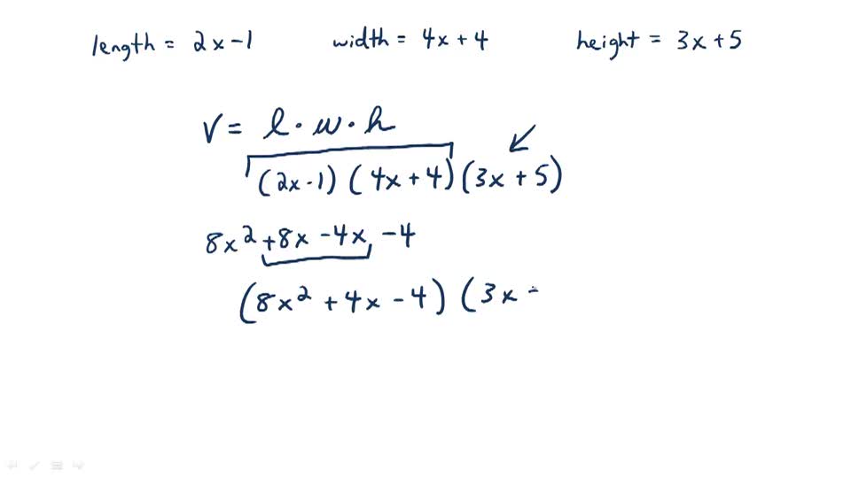 Solving Problems Involving Operations with Polynomials - Example 1 ...
