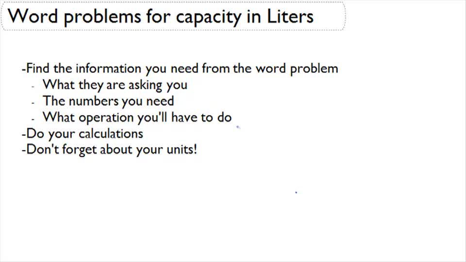 Metric Conversion of Liters and Milliliters to find Equivalent Units
