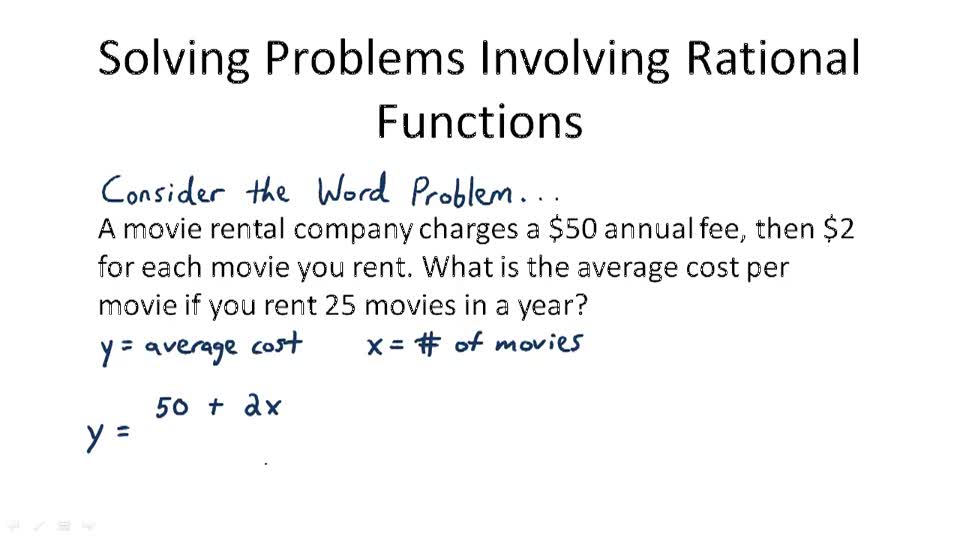 rational function problem solving examples