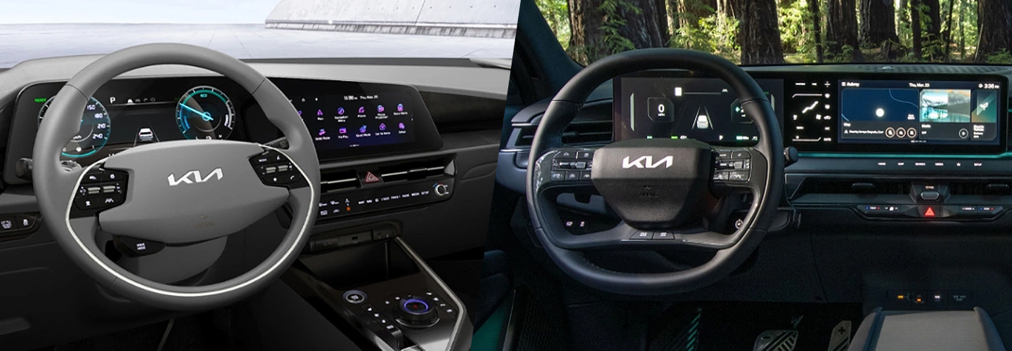 2024 Kia Niro EV vs Kia EV9 interior image