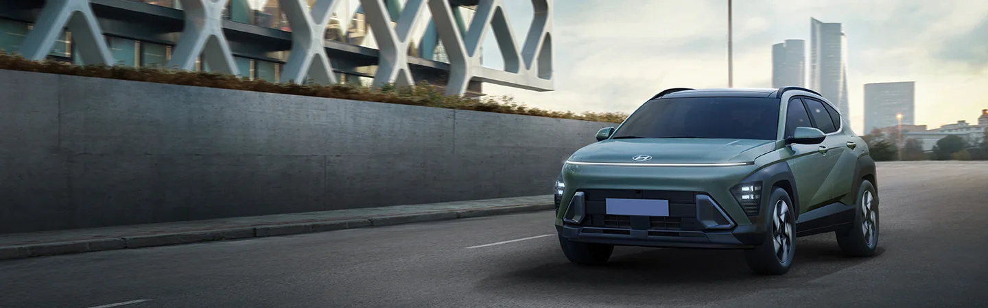 2025 Hyundai Kona SE in motion