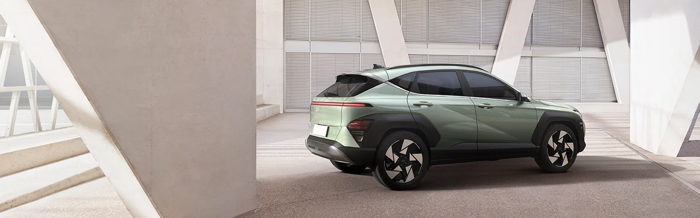 light green 2025 Hyundai Kona SE