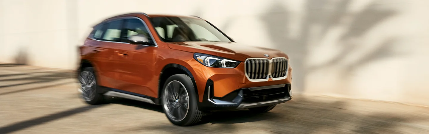 2025 BMW X1 Specs Orange Color Front View
