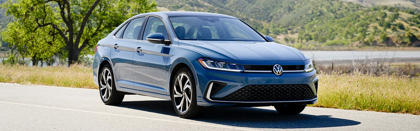 2025 Volkswagen Jetta Specs bluecolor frontview