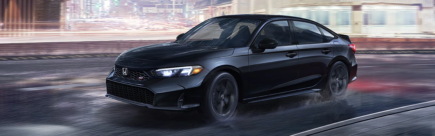 2025 Honda Civic Si Specs balckcolor sideview
