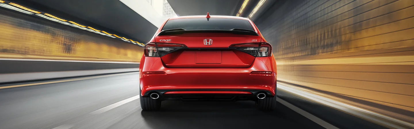 2025 Honda Civic Si Specs redcolor backview