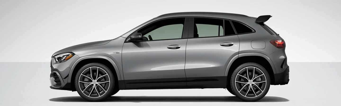 2025 Mercedes-Benz CLA 250 gery car with side view