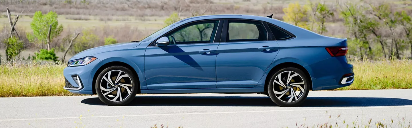 2025 Volkswagen Jetta blue side view