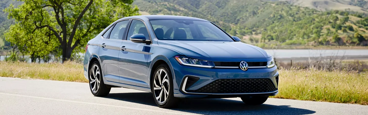 2025 Volkswagen Jetta blue side view