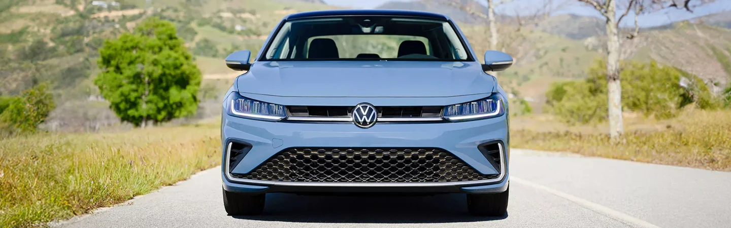 2025 Volkswagen Jetta blue front view